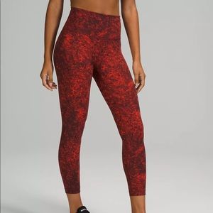 Lululemon Wunder Train High Rise Leggings, size 8
